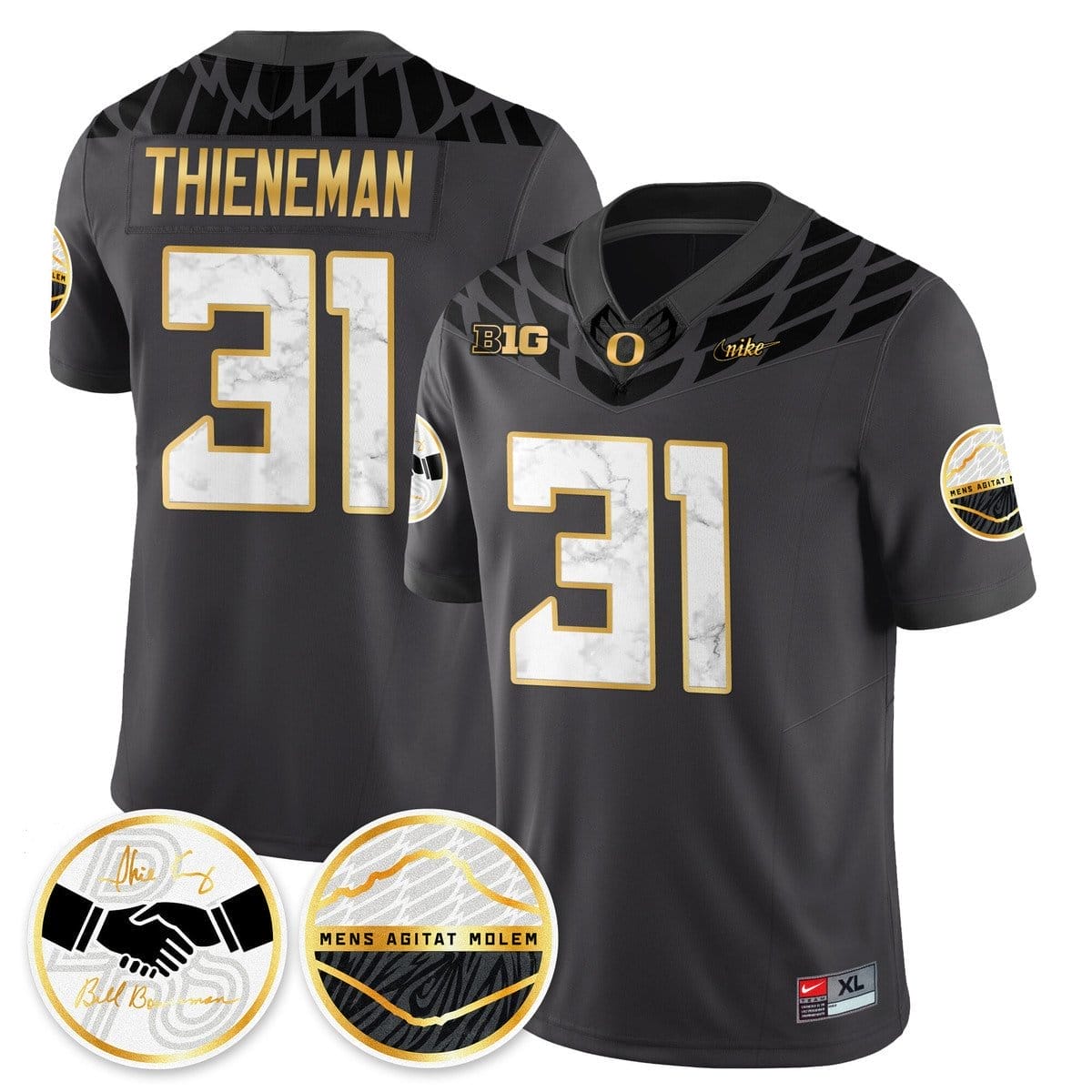 Dillon Thieneman Jersey #31 Oregon Ducks 2025 Shoe Duck Stitched