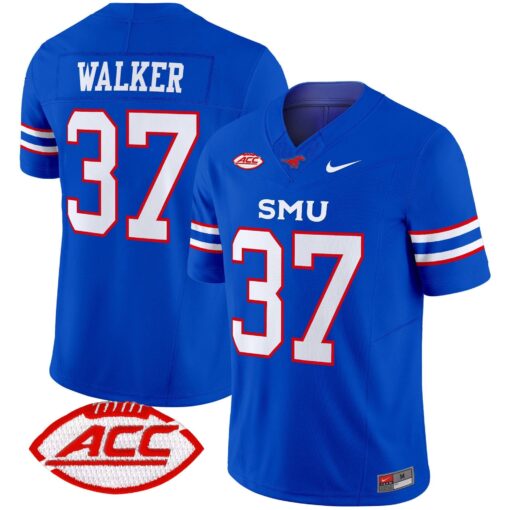 Doak Walker Jersey #37 SMU Mustangs 2025 Vapor Limited Stitched - Image 3