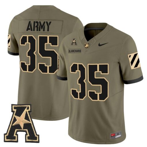 Doc Blanchard Jersey #35 Army Black Knights 2025 Vapor Stitched - Image 4