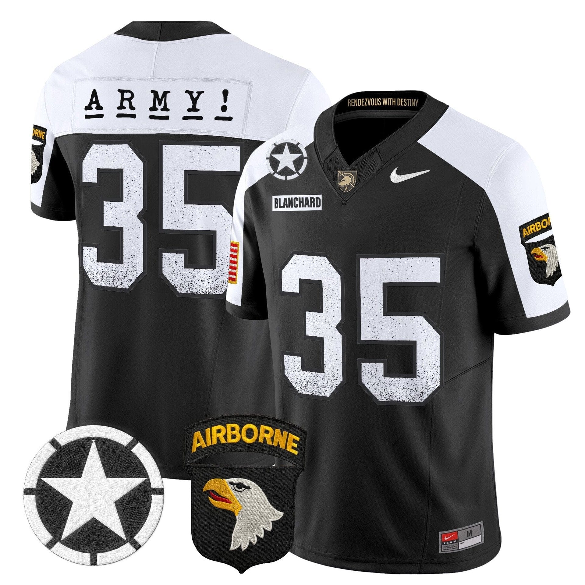 Doc Blanchard Jersey #35 Army Black Knights 2025 Screaming Eagles - Image 4