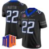 Doug Martin Jersey 22 Boise State Broncos 2025 Vapor Stitched Black