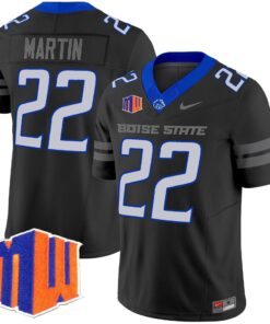 Doug Martin Jersey #22 Boise State Broncos 2025 Vapor Stitched