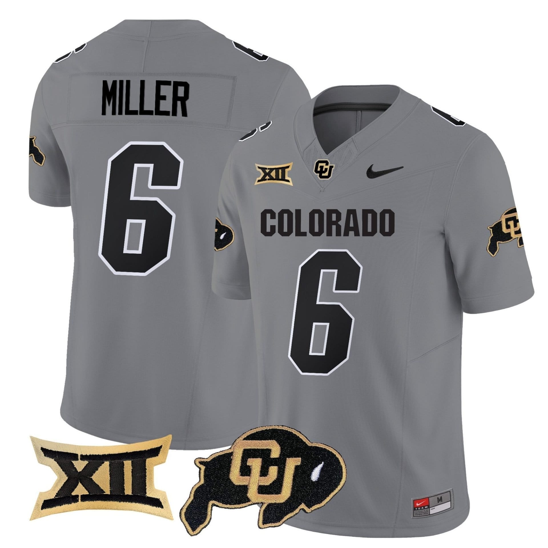 Drelon Miller Jersey #6 Colorado Buffaloes 2025 Limited Stitched - Image 4