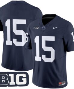 Drew Allar Jersey 15 No Name Penn State Nittany Lions 2025 Stitched Navy 7678d338 5cdd 430a 9bae 0656466100e4