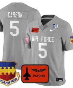 Dylan Carson Jersey #5 Air Force 2025 Honor F-16 Stitched