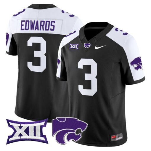 Dylan Edwards Jersey #3 Kansas State Wildcats 2025 Limited Stitched - Image 3