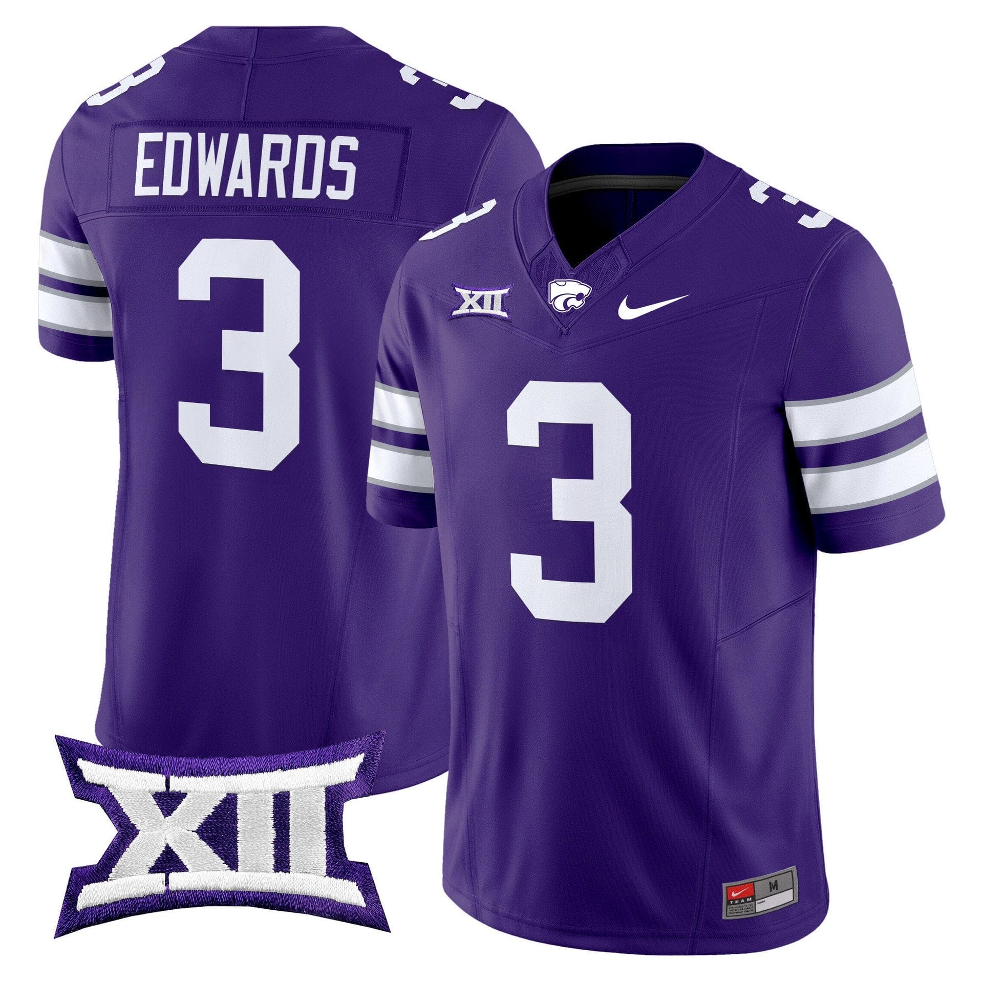 Dylan Edwards Jersey #3 Kansas State Wildcats 2025 Limited Stitched - Image 5