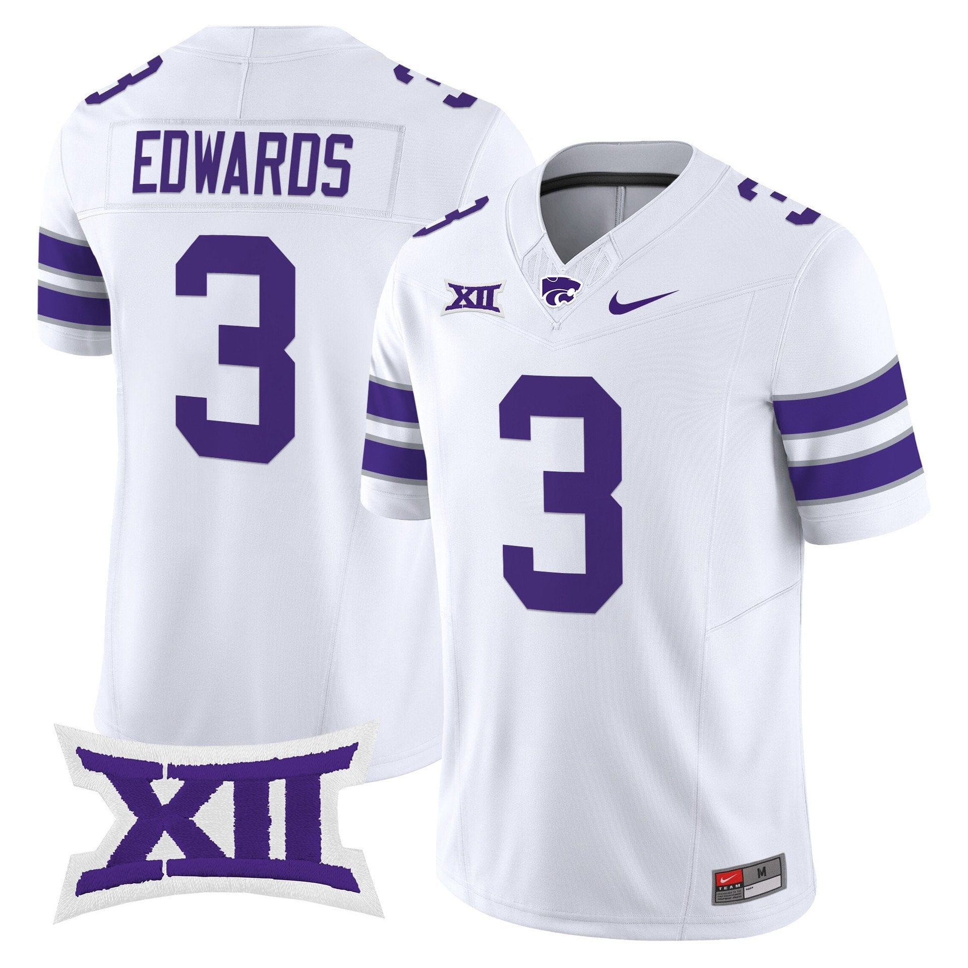 Dylan Edwards Jersey #3 Kansas State Wildcats 2025 Limited Stitched - Image 2