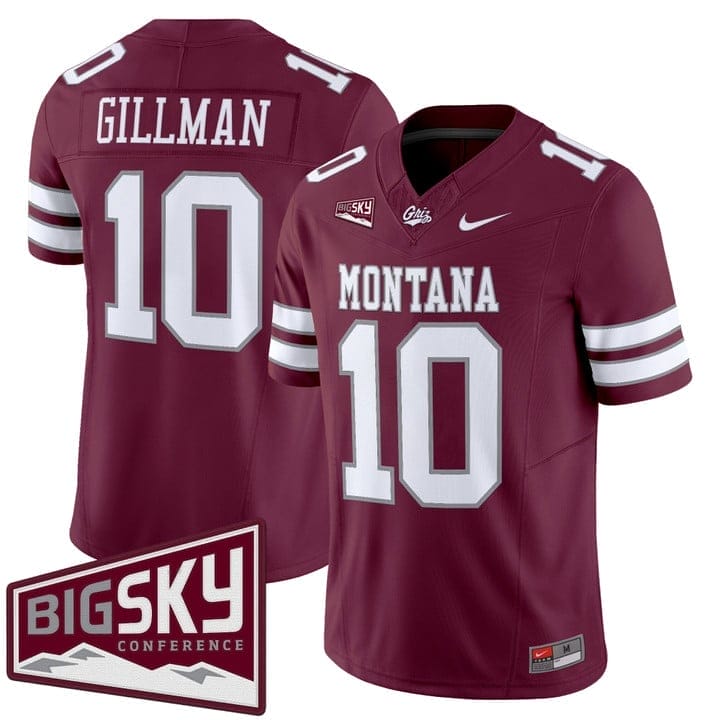 Eli Gillman Jersey #10 Montana Grizzlies 2025 Vapor Limited Stitched Black Alter 4 Eli Gillman Jersey #10 Montana Grizzlies 2025 Vapor Limited Stitched Black Alter - Image 4