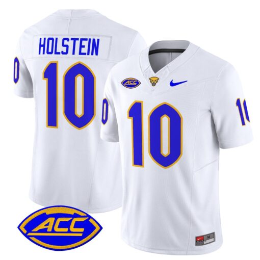 Eli Holstein Jersey #10 Pittsburgh Panthers 2025 Limited Stitched