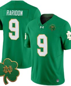 Alternative view of Eli Raridon Jersey #9 Notre Dame 2025 Vapor Limited V3 Stitched