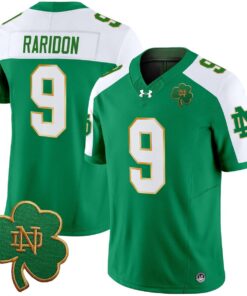 Eli Raridon Jersey #9 Notre Dame 2025 Vapor Limited V3 Stitched