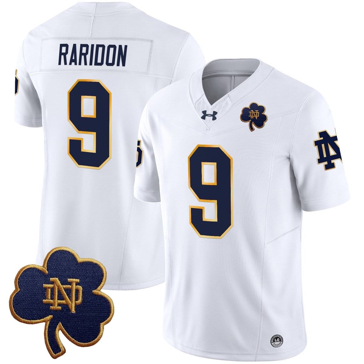 Eli Raridon Jersey #9 Notre Dame 2025 Vapor Limited V3 Stitched 5 Eli Raridon Jersey #9 Notre Dame 2025 Vapor Limited V3 Stitched - Image 5