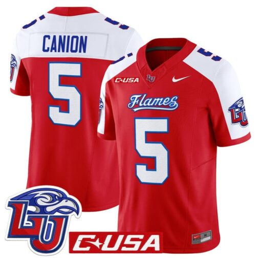 Elijah Canion Jersey #25 Liberty Flames 2025 Vapor Limited Stitched - Image 4