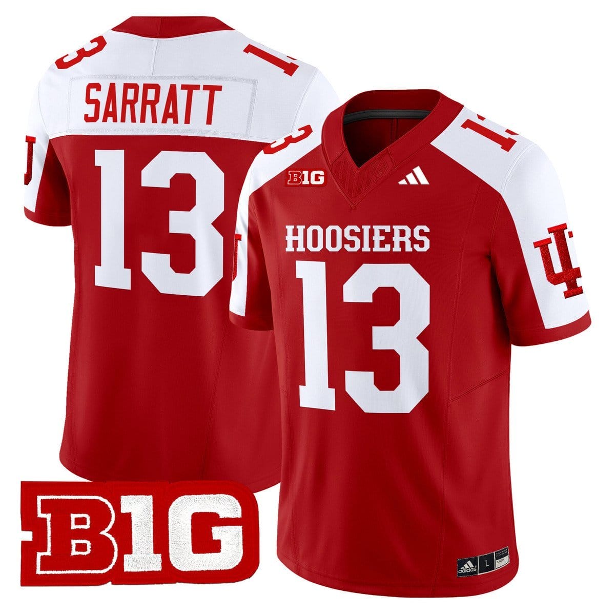 Elijah Sarratt Jersey #13 Indiana Hoosiers 2025 Limited Stitched - Image 4
