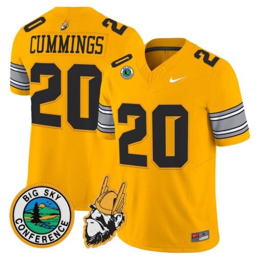 Elisha Cummings Jersey #20 Idaho Vandals 1975 Throwback Limited Stitched - Image 5