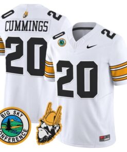 Alternative view of Elisha Cummings Jersey #20 Idaho Vandals 1975 Throwback Limited Stitched