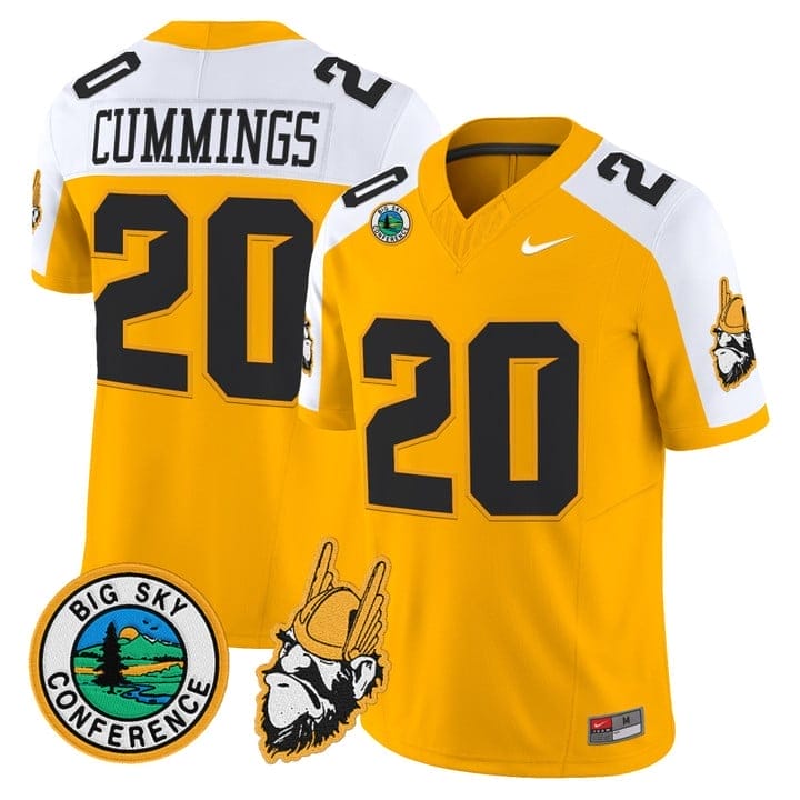 Elisha Cummings Jersey #20 Idaho Vandals 1975 Throwback Limited Stitched - Image 4
