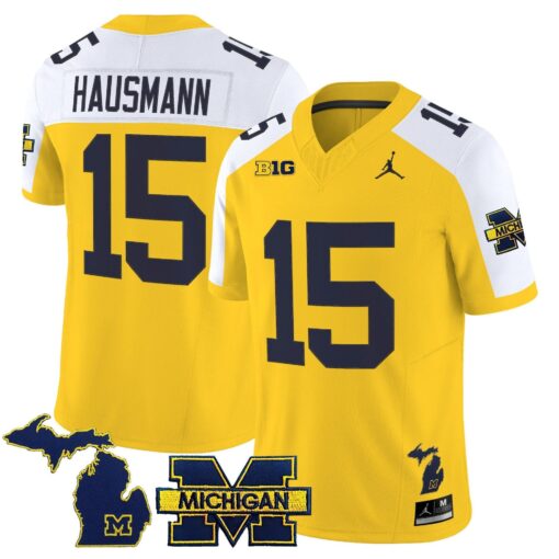 Ernest Hausmann Jersey #15 Michigan Wolverines 2025 Limited V2 Stitched - Image 2
