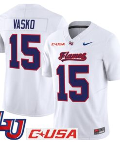 Ethan Vasko Jersey #15 Liberty Flames 2025 Limited Stitched