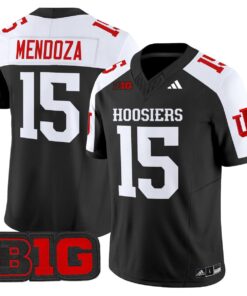 Fernando Mendoza Jersey 15 Indiana Hoosiers 2025 Limited Stitched Black Alter