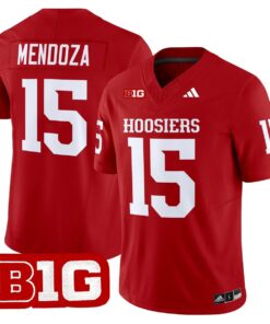 Fernando Mendoza Jersey 15 Indiana Hoosiers 2025 Limited Stitched Crimson