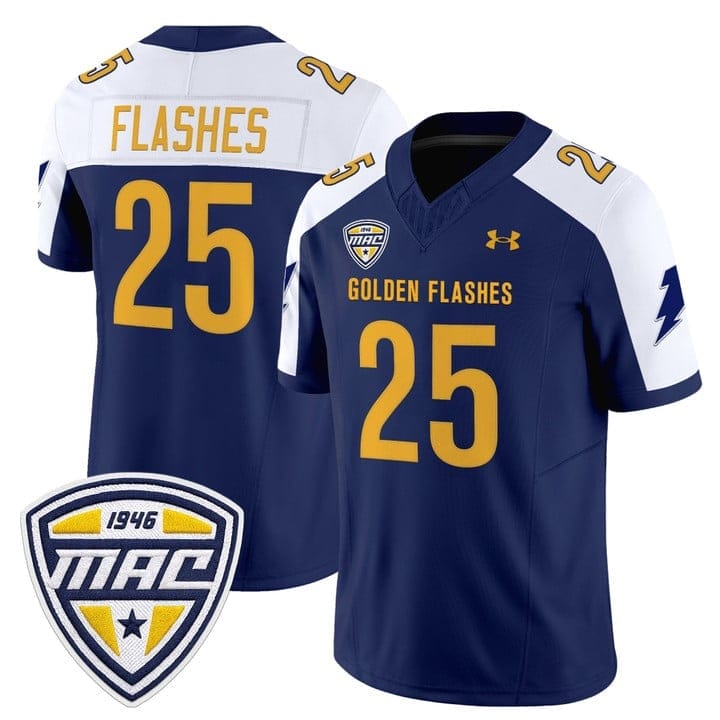 Flashes Jersey #25 Kent State Golden Flashes 2025 Limited Stitched - Image 4