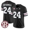 Fluff Bothwell Jersey 24 Mississippi State Bulldogs Dark Mode Stitched Black