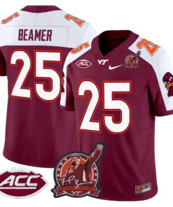 Alternative view of Frank Beamer Jersey #25 Virginia Tech Hokies Coach Frank Beamer 2025