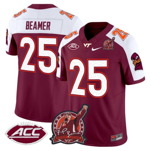 Frank Beamer Jersey #25 Virginia Tech Hokies Coach Frank Beamer 2025 - Image 2