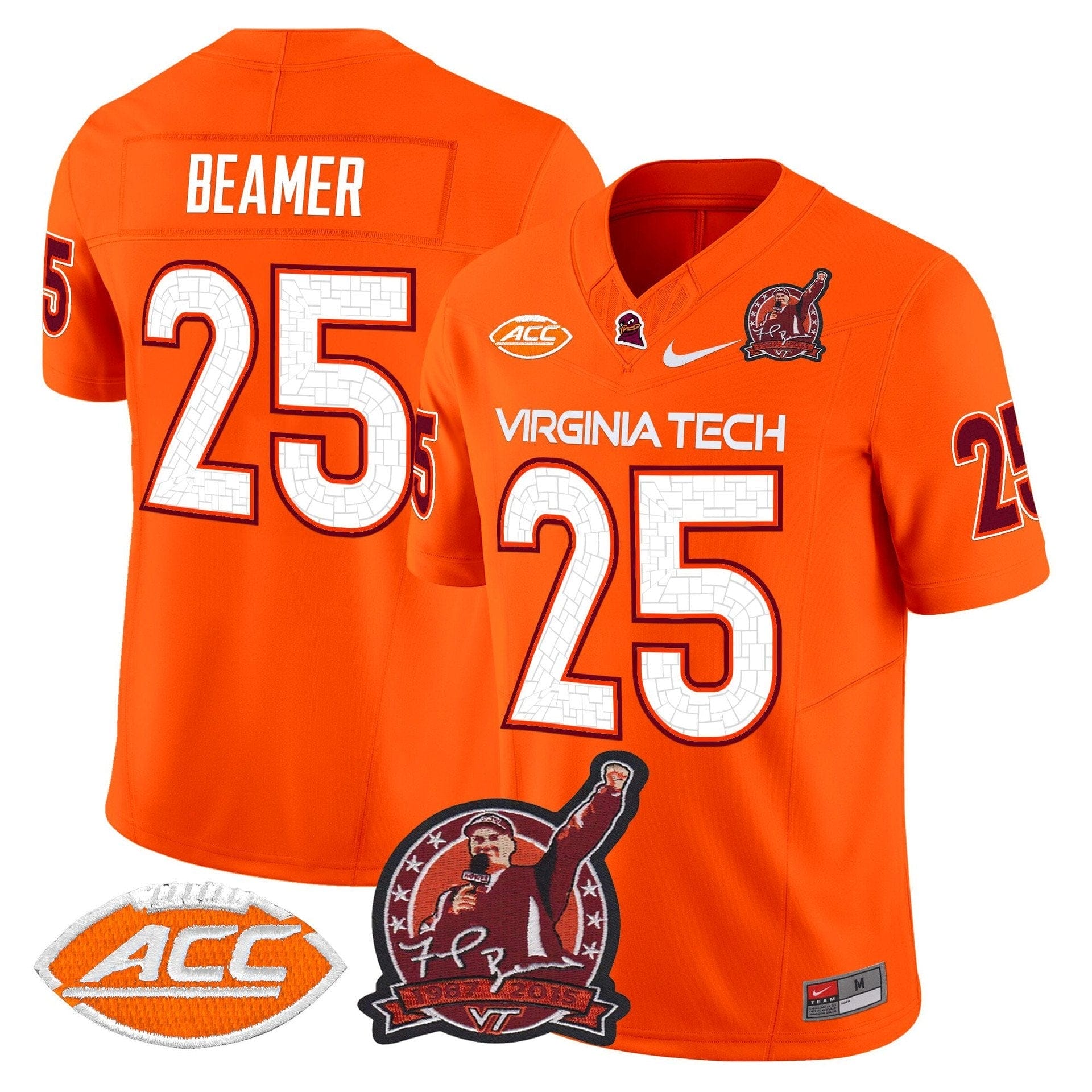 Frank Beamer Jersey #25 Virginia Tech Hokies Coach Frank Beamer 2025 5 Frank Beamer Jersey #25 Virginia Tech Hokies Coach Frank Beamer 2025 - Image 5