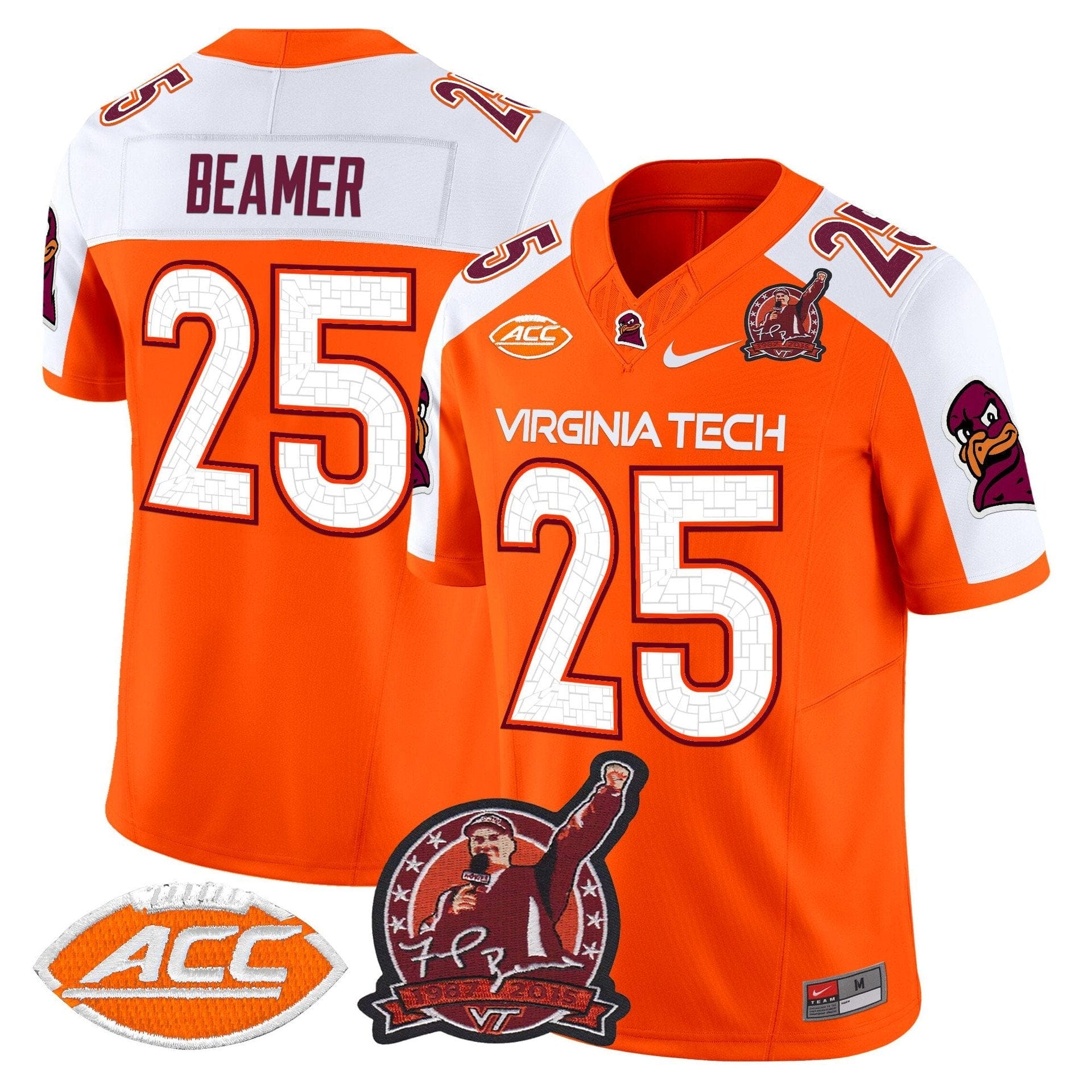 Frank Beamer Jersey #25 Virginia Tech Hokies Coach Frank Beamer 2025 4 Frank Beamer Jersey #25 Virginia Tech Hokies Coach Frank Beamer 2025 - Image 4