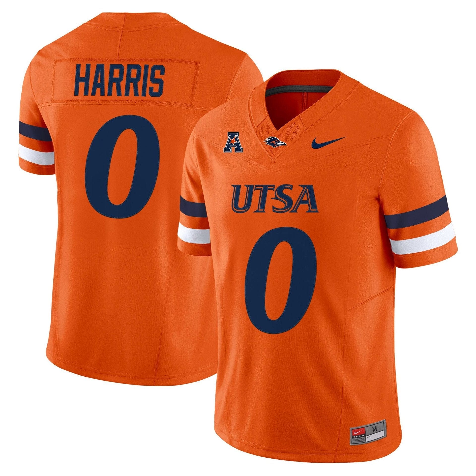 Frank Harris Jersey #0 UTSA Roadrunners 2025 Vapor Limited Stitched - Image 3