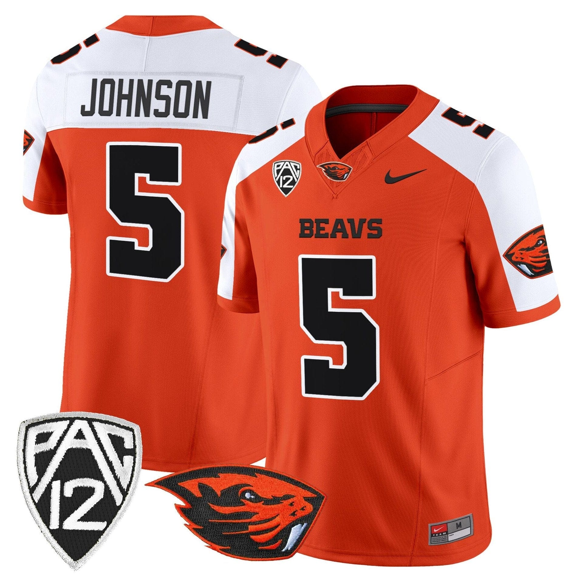 Gabarri Johnson Jersey #5 Oregon State Beavers 2025 Limited Stitched - Image 4