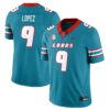Gabriel Lopez Jersey 9 UNM Lobo Football 2025 All Stitched Turquoise fceb83e1 8894 4451 ab2a 915492e152a9