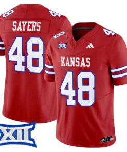 Gale Sayers Jersey #48 Kansas Jayhawks 2025 Vapor Limited Stitched 8 Gale Sayers Jersey 48 Kansas Jayhawks 2025 Vapor Limited Stitched Red