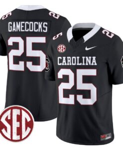 Gamecocks Jersey #25 Carolina 1980 Throwback Rebrand 2026 Stitched