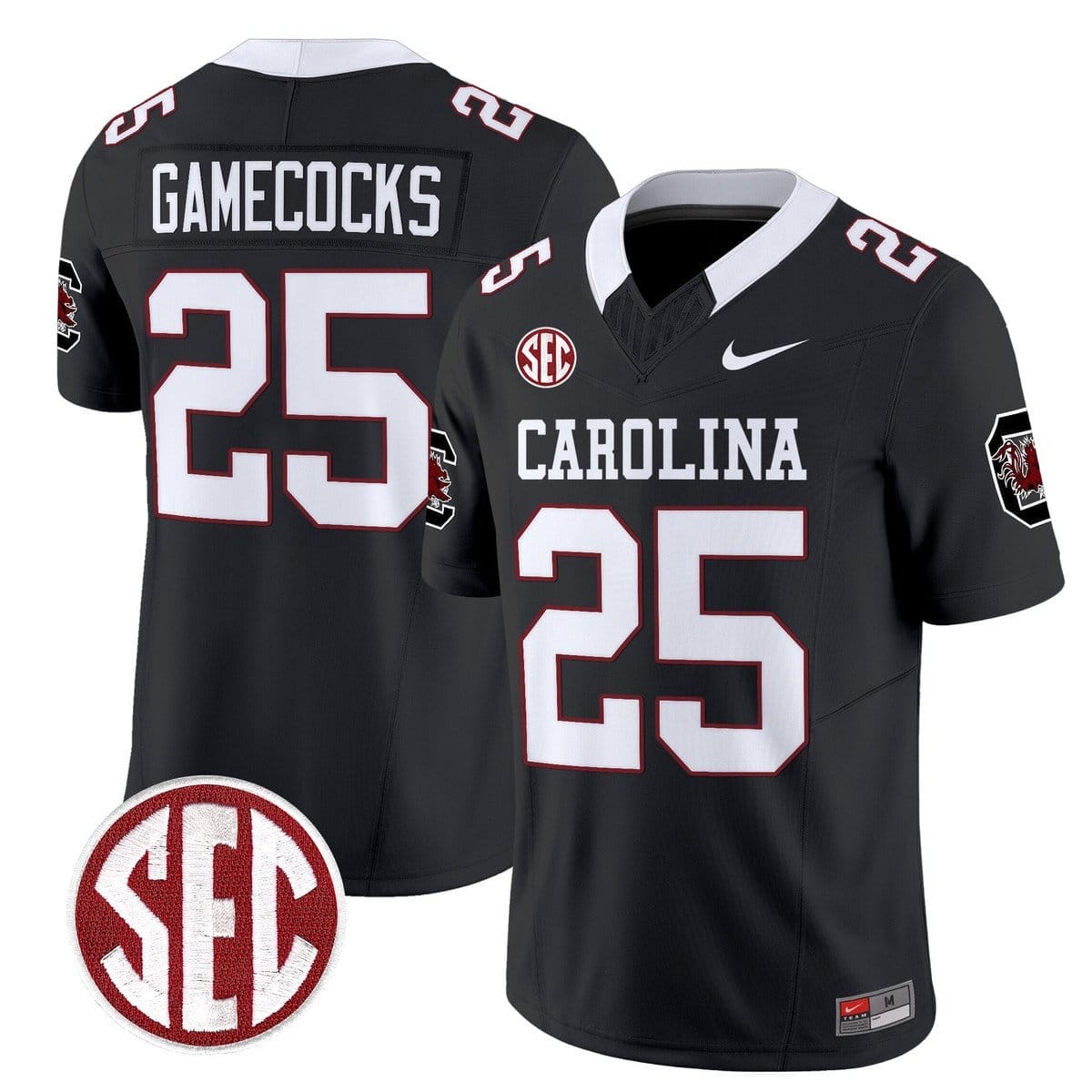 Gamecocks Jersey #25 Carolina 1980 Throwback Rebrand 2026 Stitched