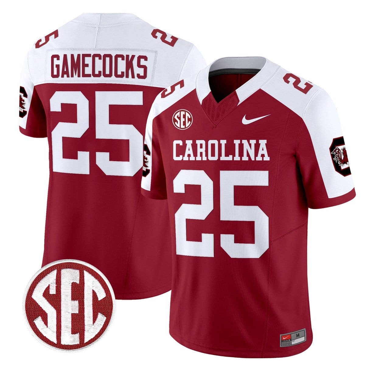 Gamecocks Jersey #25 Carolina 1980 Throwback Rebrand 2026 Stitched - Image 5