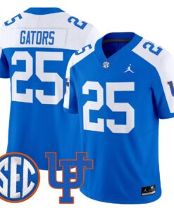 Gators Jersey 25 Florida Gators 1960s Throwback Vapor Limited Royal Alter