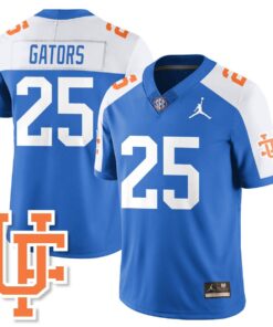 Gators Jersey #25 Florida Gators Bring Back 1960s Throwback Stitched