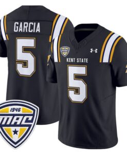 Gavin Garcia Jersey #5 Kent State Golden Flashes 2025 Limited Stitched