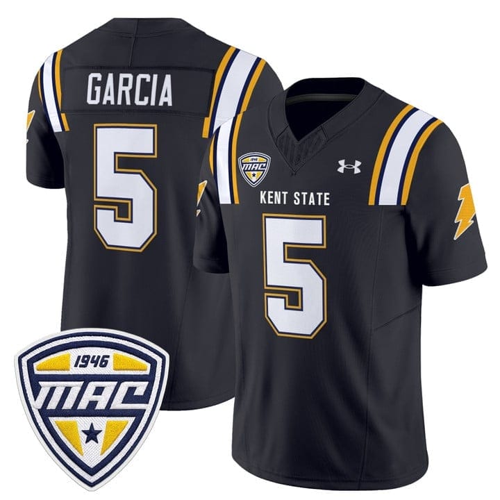 Gavin Garcia Jersey #5 Kent State Golden Flashes 2025 Limited Stitched 1 Gavin Garcia Jersey #5 Kent State Golden Flashes 2025 Limited Stitched