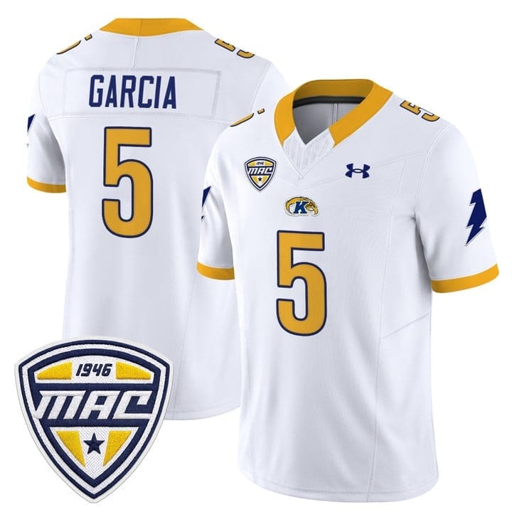 Gavin Garcia Jersey #5 Kent State Golden Flashes 2025 Limited Stitched 2 Gavin Garcia Jersey #5 Kent State Golden Flashes 2025 Limited Stitched - Image 2