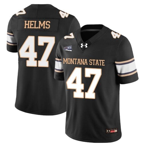 George Helms Jersey #47 Montana State Bobcat Football 2025 Stitched