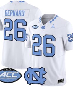 Giovani Bernard Jersey #26 North Carolina Tar Heels 2025 Stitched