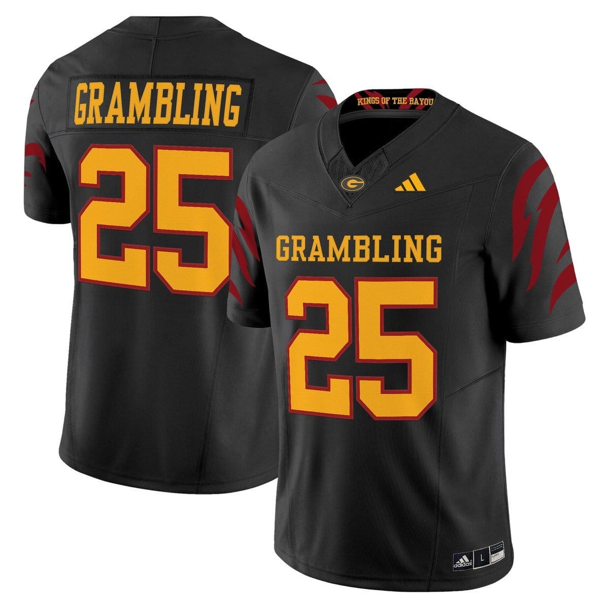 Grambling Jersey #25 Grambling Tigers 2025 Vapor Limited Stitched 1 Grambling Jersey #25 Grambling Tigers 2025 Vapor Limited Stitched