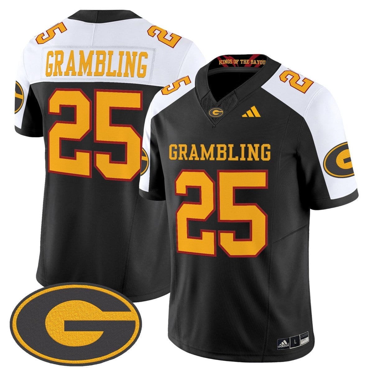 Grambling Jersey #25 Grambling Tigers 2025 Vapor Limited Stitched 2 Grambling Jersey #25 Grambling Tigers 2025 Vapor Limited Stitched - Image 2