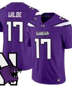 Griffin Wilde Jersey #17 Northwestern Wildcats Honoring 95 Vapor Limited Stitched 7 Griffin Wildeing 95 Stitched Purple