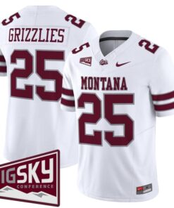 Alternative view of Grizzlies Jersey #25 Montana Grizzlies 2025 Vapor Limited Stitched